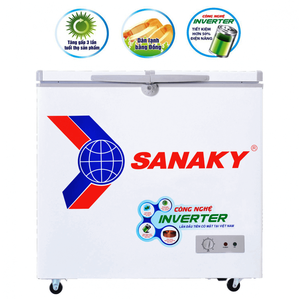 Tủ đông Sanaky 208 Lít TD.VH2599A3