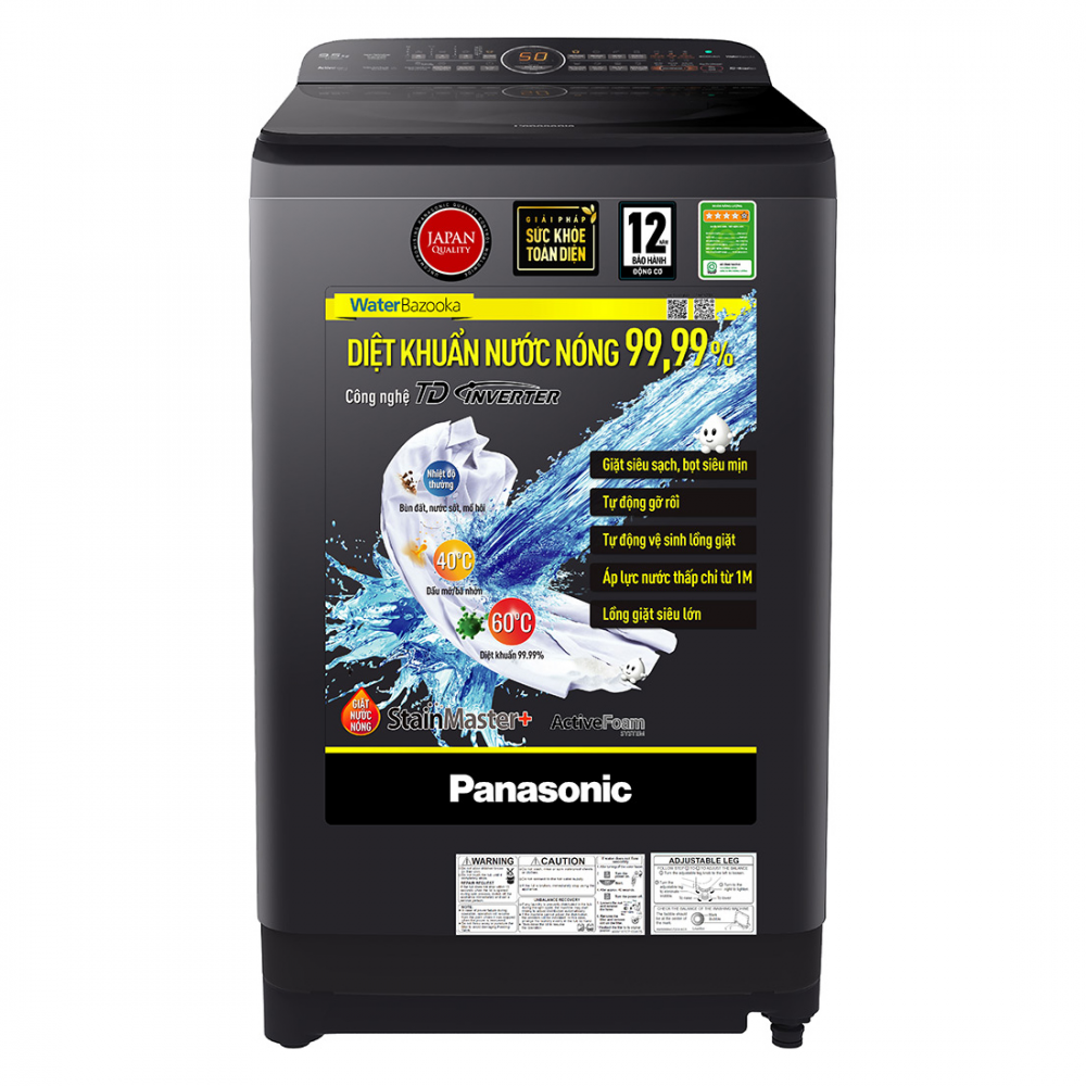 Máy giặt Panasonic Inverter 9.5 kg NA-FD95V1BRV